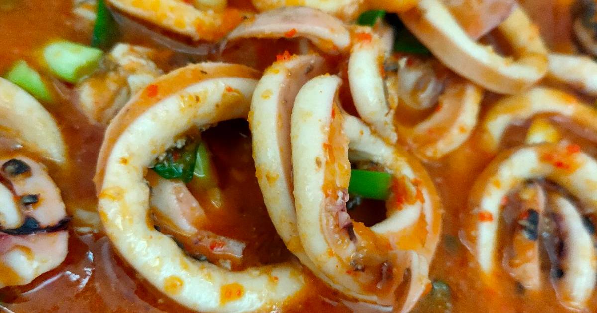 Resep Cumi saos padang asam manis pedas oleh Mama gendis ...