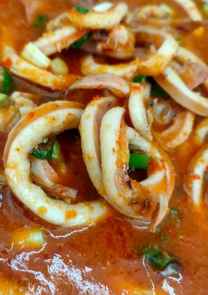 Foto resep Cumi saos padang asam manis pedas