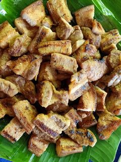 Hình của món Ba rọi nướng chao.
