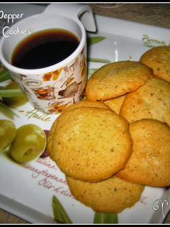 A picture of Black Pepper Butter Cookies.