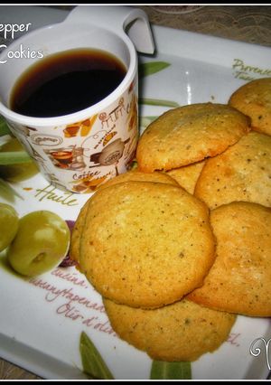 A picture of Black Pepper Butter Cookies.