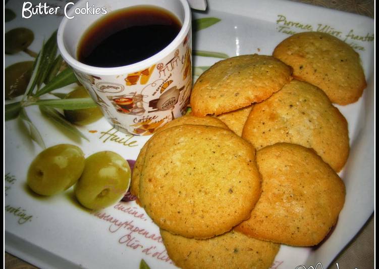 Recipe of Homemade Black Pepper Butter Cookies