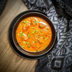 A picture of Lauki kofta curry.