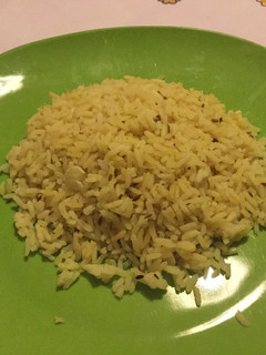 Una foto de Arroz graneado con comino