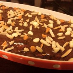 A picture of Boudoir Biscuit Pudding.