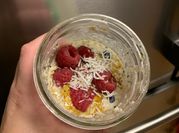 A picture of breakfast oats