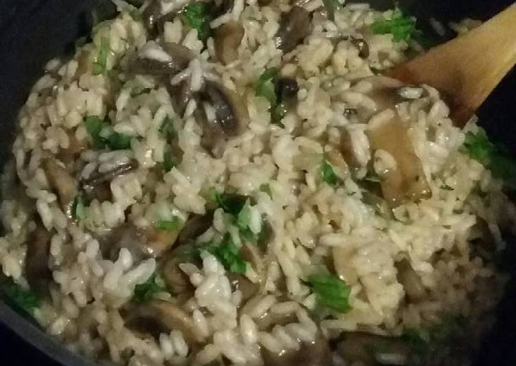 Easiest Way to Prepare Speedy Mushroom Risotto