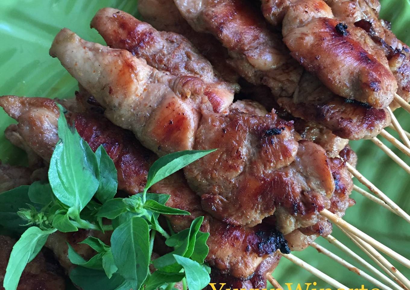 Sate Ayam Panggang Teflon