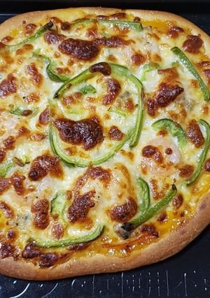 麵包：海鮮薄餅Pizza 的食譜成品照片