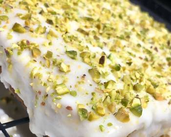 The New Way Making Recipe VEGAN Lemon and Pistachio Loaf Delicious Steady