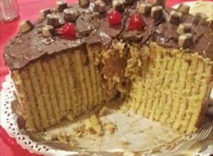 Una foto de Torta enrollada de pionono