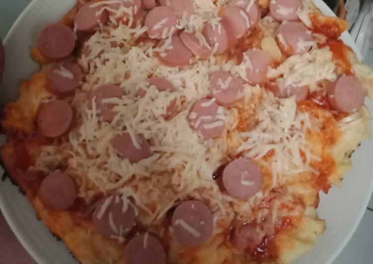 Bahan mengolah Pizza Roti Tawar Anti Gagal