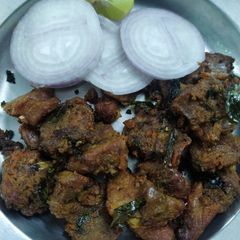 A picture of Mutton Pepper fry.