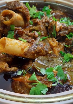 A picture of Traditional Mutton Curry.