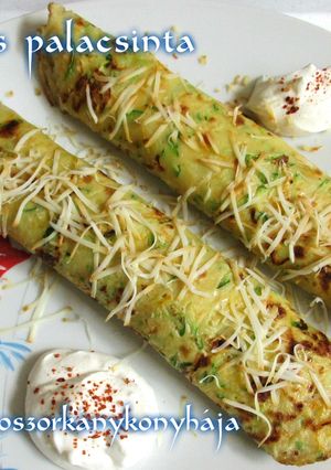 Cukkinis palacsinta (Gluténmentesen is) recept fotója