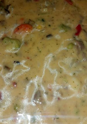 Kacsacombos zöldséges ragu recept fotója