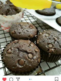 Foto resep Chocolate Custard Muffin