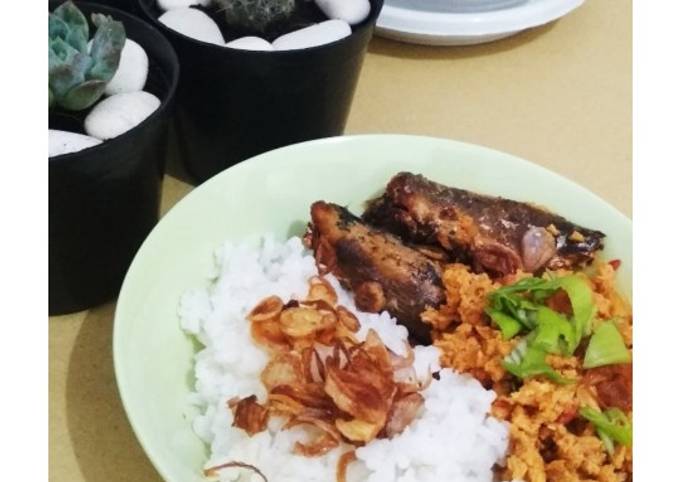 Langkah Mudah untuk Menyiapkan Sarden Goreng Telur Orakarik (hanya 15 menit, cocok untuk sahur) yang Bisa Manjain Lidah