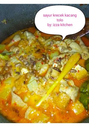 Foto resep Sayur krecek kacang tolo pedas gurih