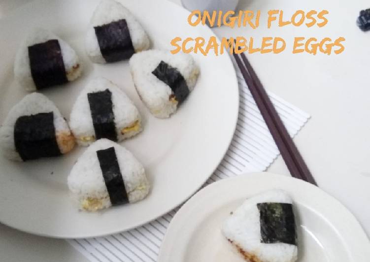 Resep Onigiri Floss Scrambled Eggs Anti Gagal