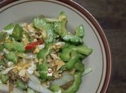 Gambar sayur peria tumis