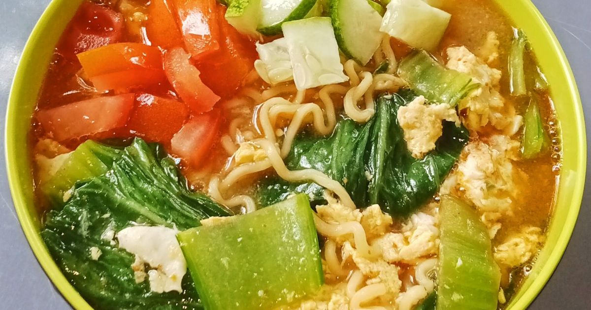 Mie Tek Tek Kuah Instan