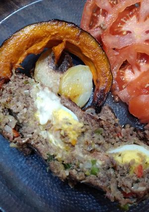 Una foto de Pan de carne relleno