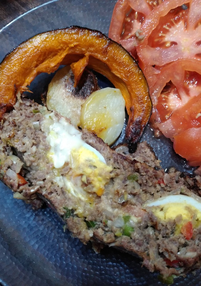Una foto de Pan de carne relleno