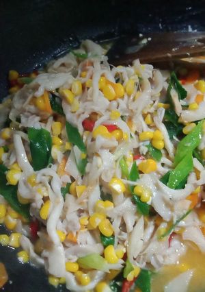 Foto resep Cah jamur jagung