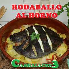 Una foto de Rodaballo al horno