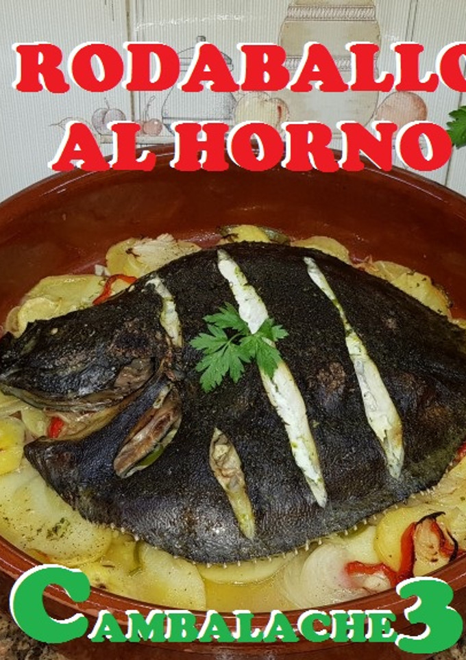 Una foto de Rodaballo al horno