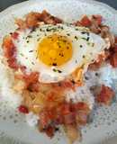 Arroz casi a la cubana