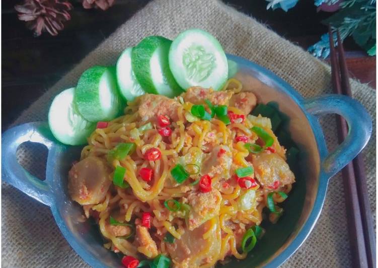 Cara Gampang Menyiapkan Mee mamak (mee goreng malaysia) Anti Gagal