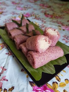 Foto resep Dadar gulung ubi ungu
