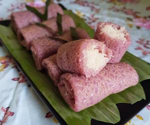 Resep Populer Dadar gulung ubi ungu Ala Warteg Resep Populer Dadar gulung ubi ungu Ala Warteg