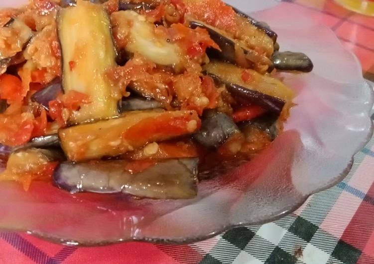 Resep: 8.Terong balado Praktis