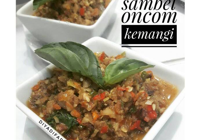 Sambel oncom kemangi