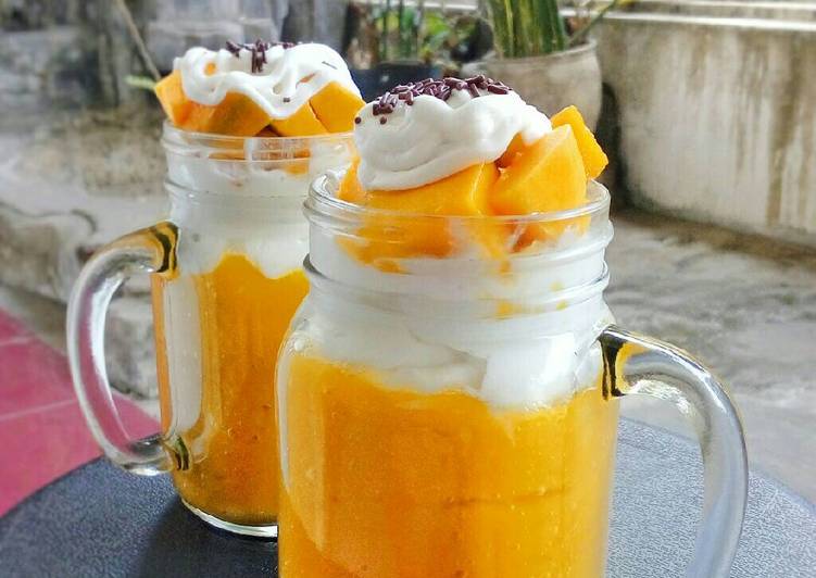 Cara Gampang Menyiapkan King Mango Thai (Jus Mangga) yang Bisa Manjain Lidah
