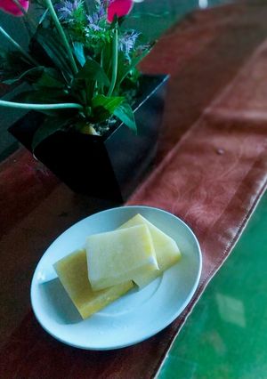 Foto resep Puding jagung lapis santan