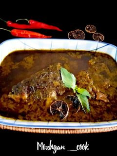 عکسی از دستور قلیه ماهی با کله ماهی