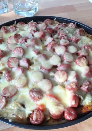 صورة لوصفة بيتزا 🍕