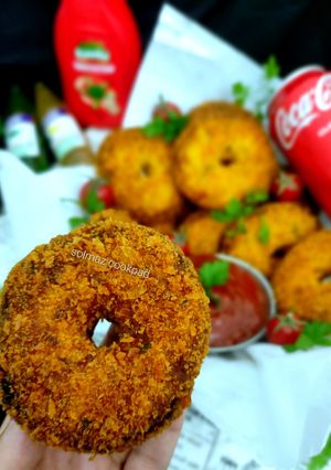 عکسی از دستور دونات مرغ و سیب زمینی solmaz