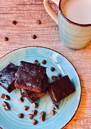 Foto resep Brownies Pumpkin GF (4)