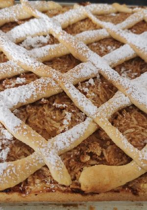 Almás rácsos recept fotója