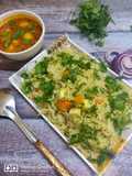 हरा भरा पुलाव(hara bhara pulaw recipe in hindi)