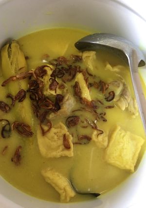 Foto resep Opor ayam tahu