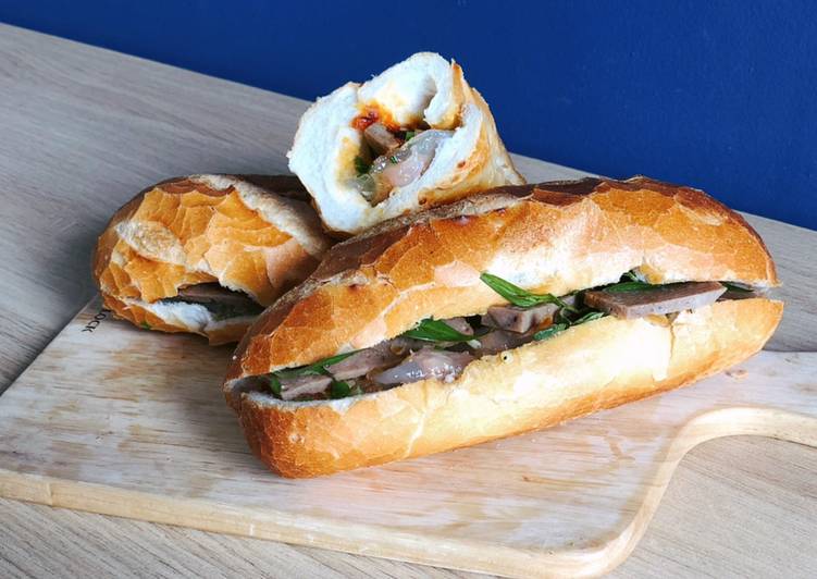 Steps to Prepare Ultimate Bánh mì kẹp bột lọc