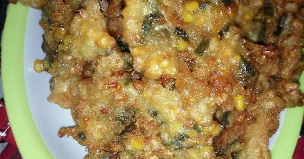  Resep  Bakwan  jagung  kriuk no telur  oleh Ade Riyana 