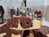Torta de coco y chocolate esponjosa y fácil