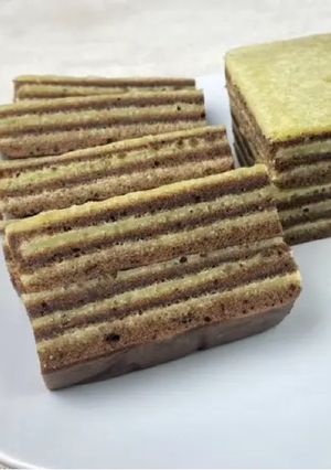 Foto resep Bolu Kukus Lapis Gluten Free
